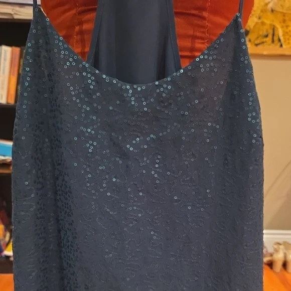 Smart Set Deep Green Sequin Racerback Cami Top - Picture 6 of 6